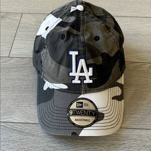 New Era Los Angeles Dodgers Dark Camo 9TWENTY Adjustable Hat